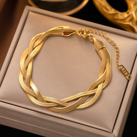 Bracelet Serpent D'Or