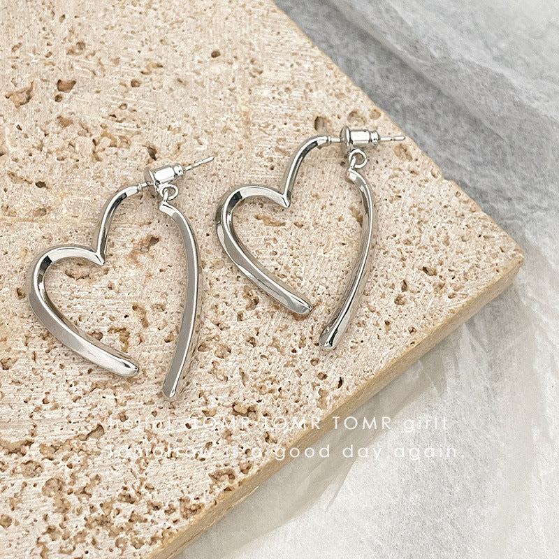 Boucles d'oreilles Coeur Avec/Sans perçage